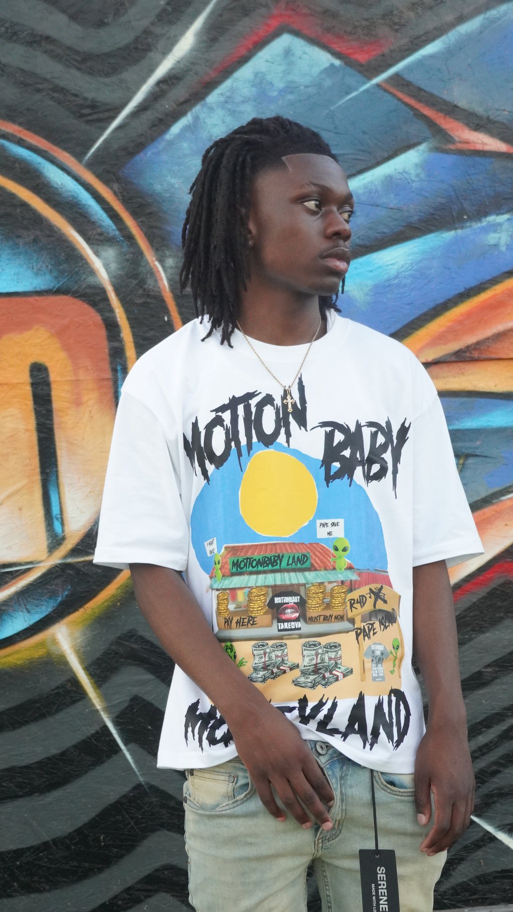 MUNEY LAND WHITE SHIRTS